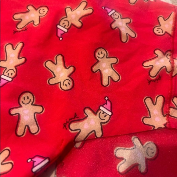 VS PINK HOLIDAY CHRISTMAS PANTY LARGE NWT GINGERBREADS - Picture 3 of 4